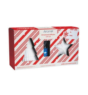 Porcelain Essential Oil Diffuser - Tinsel and Twinkle Ornament Set
