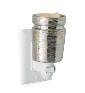 Pluggable Classic Fragrance Warmer - Brushed Chrome