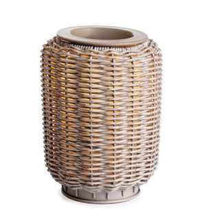 Illumination Deluxe Fragrance Warmer - Gray Wicker Lantern