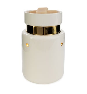 Illumination Classic Fragrance Warmer - White and Gold