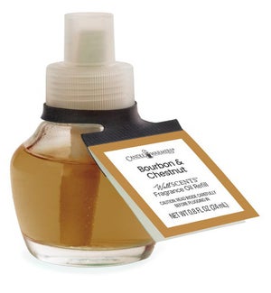 WallScents Fragrance Oil Refills - Bourbon and Chestnut