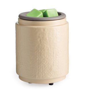 Natural Linen Wax Warmer with Silicone Dish