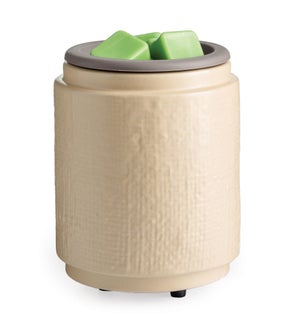 Flip Dish Fragrance Warmer - Natural Linen