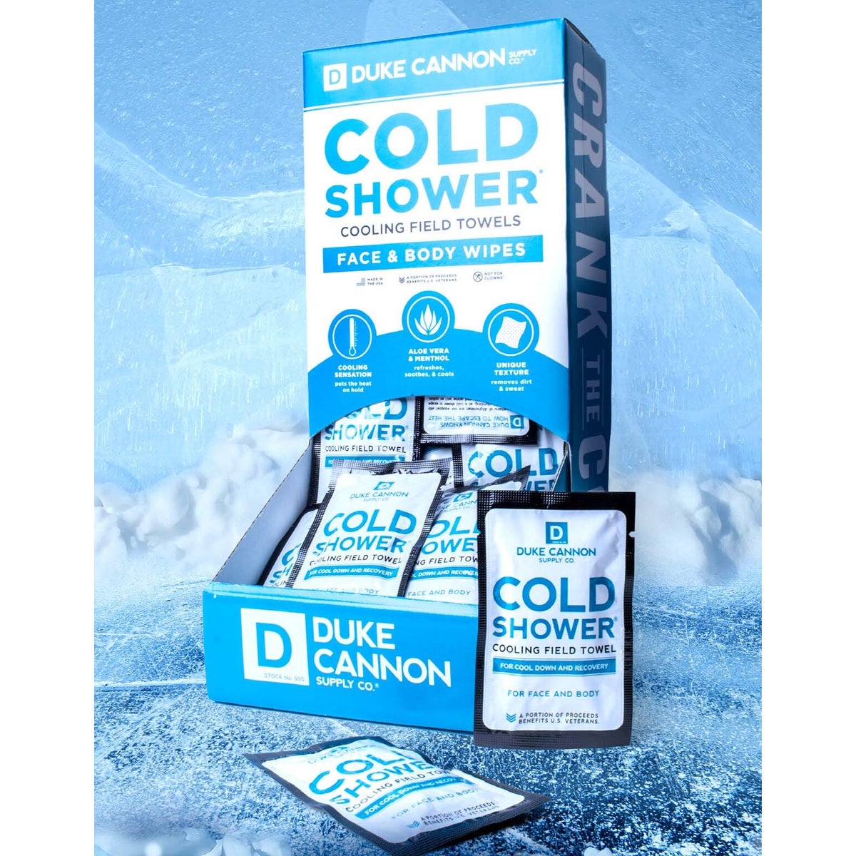 Cold Shower Tower - 60 Towels