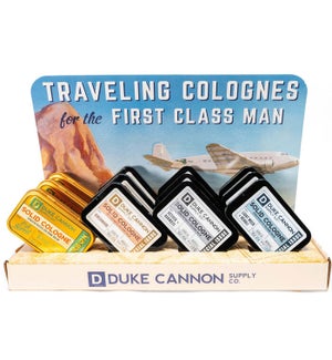 Mixed Scent Pack of Solid Cologne 12pcs