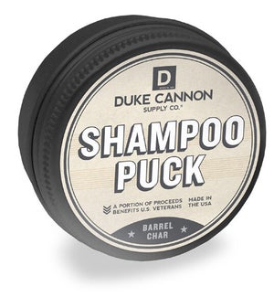 Shampoo Puck Barrel Char - Scent: Bourbon Sandalwood