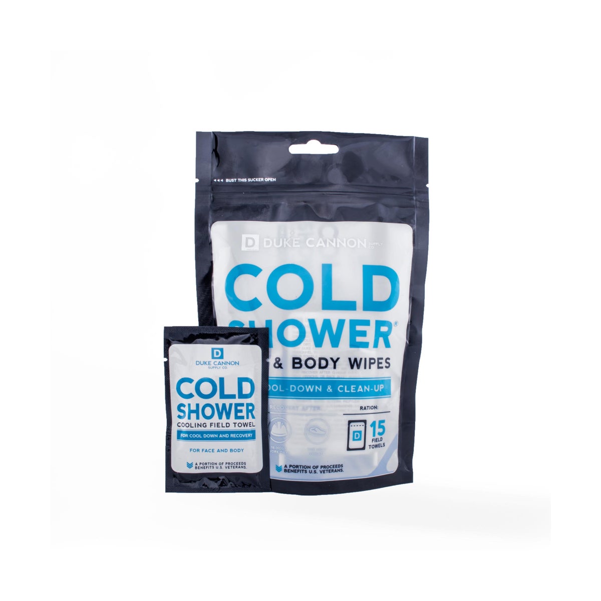 Cold Shower Cooling Field Towels Single Pack- 15ct