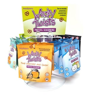 Wacky Twists Spinner Rack - Free with Purchase of 48 Wacky Twists Seasoning
