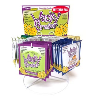 Wacky Cracker Spinner Rack - Free with Purchase