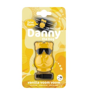 Danny The Dog Car Vent Freshener - Vanilla Voom Voom