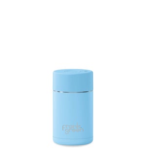 12oz Reusable Cup - Button Lid Sky Blue