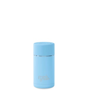 12oz Reusable Cup - Button Lid Sky Blue