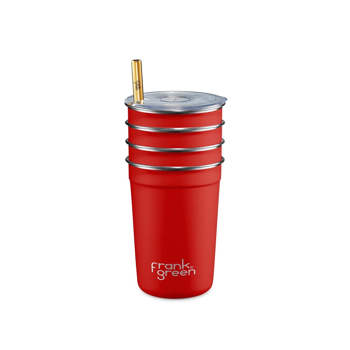 16oz Party Cups 4 Pack Red