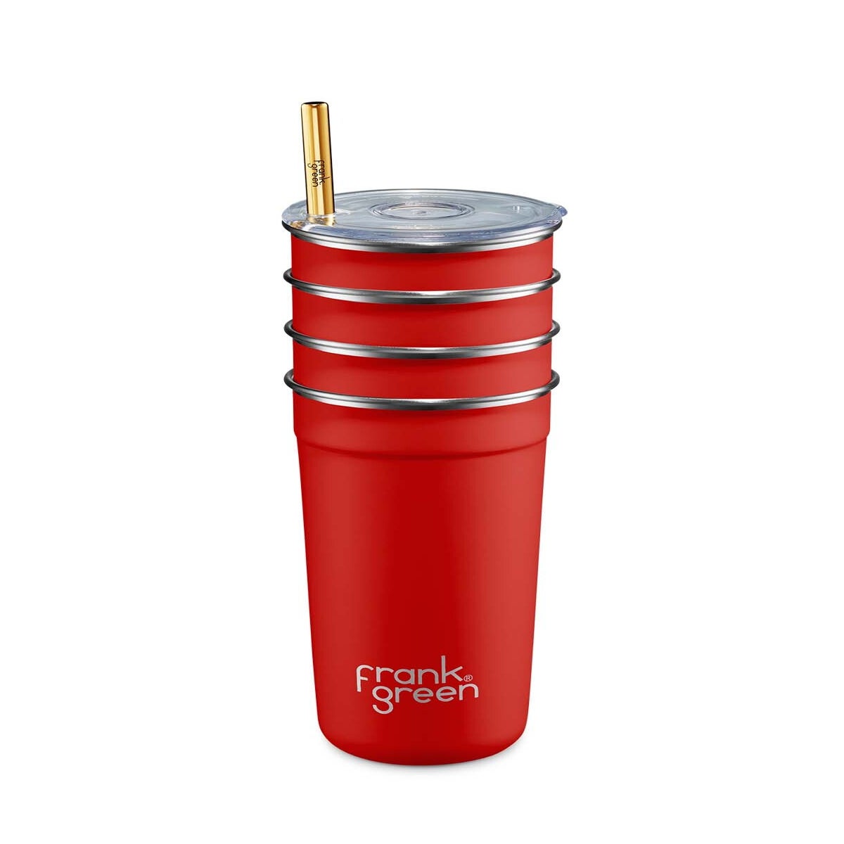 16oz Party Cups 4 Pack Red