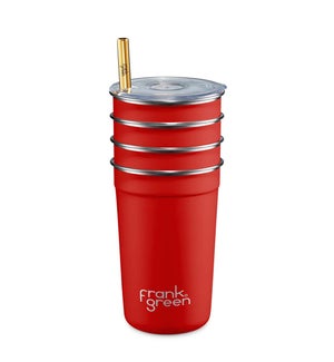 16oz Party Cups 4 Pack Red