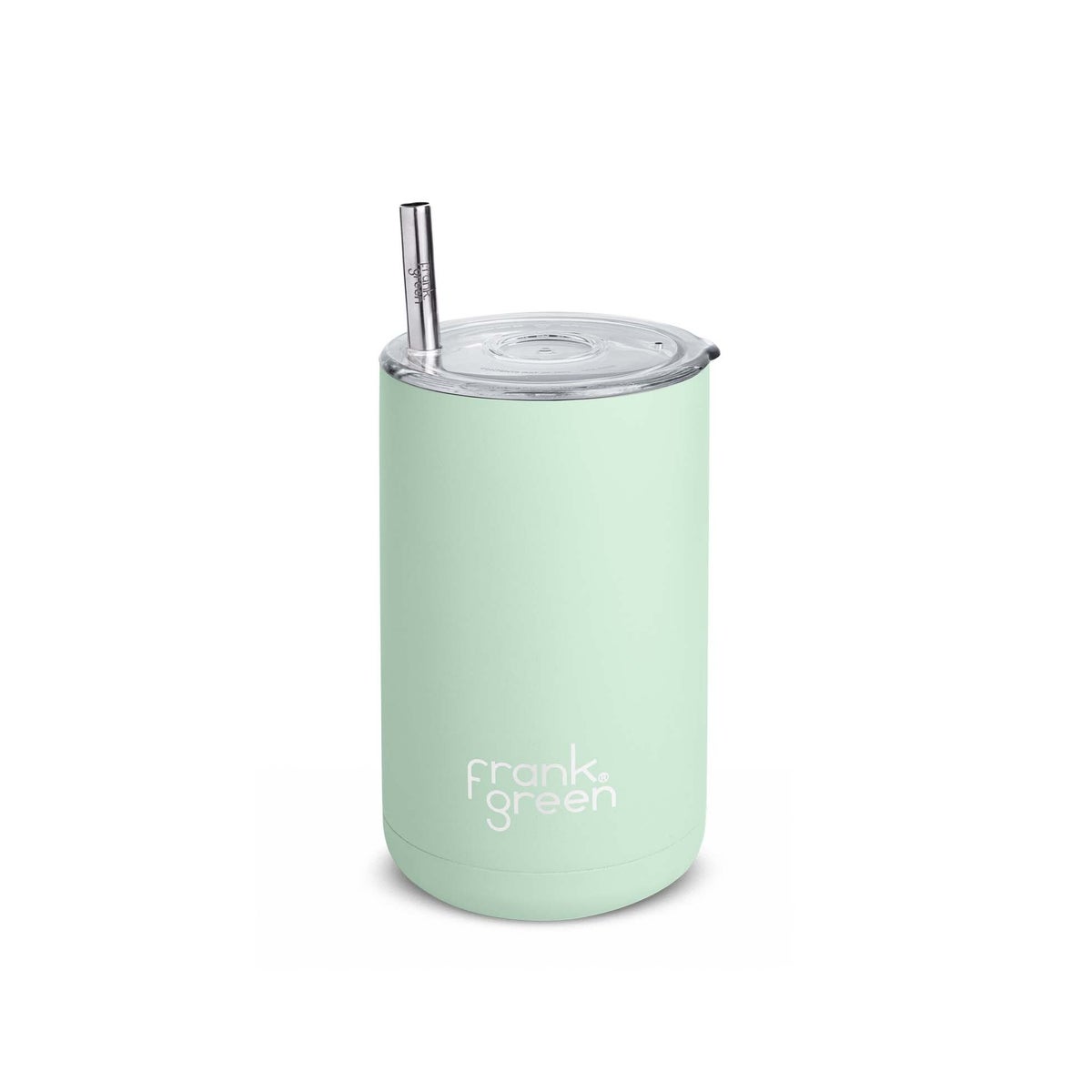 Iced Coffee Cup with Straw Mint Gelato