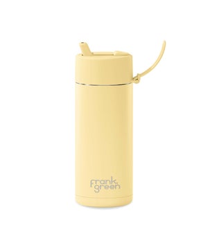 20oz Reusable Bottle - Flip Straw Lid Buttermilk