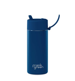 20oz Reusable Bottle - Flip Straw Lid Deep Ocean