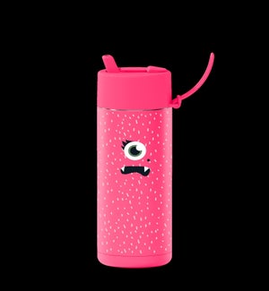 20oz Reusable Bottle - Flip Straw Lid Piper (Neon Pink)