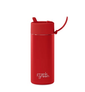 20oz Reusable Bottle - Flip Straw Lid Atomic Red