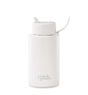 34oz Reusable Bottle - Flip Straw Lid Cloud