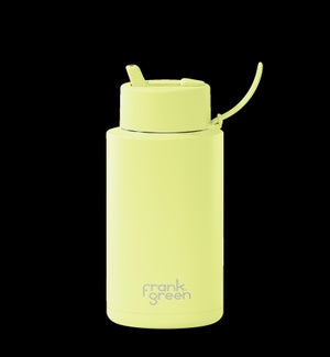 34oz Reusable Bottle - Flip Straw Lid Star Glow (Yellow)