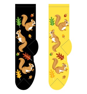Squirrel - 6 pairs each of 2 colours