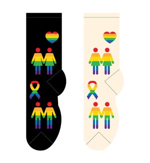 Gay Pride - 3 pairs each of 2 colours