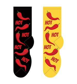 Hot Peppers - 3 pairs each of 2 colours