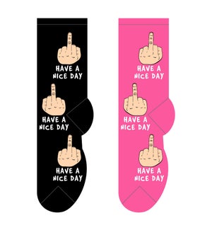 Have A Nice Day - 3 pairs each of 2 colours