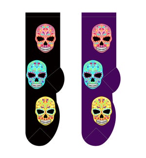 Day Of The Dead - 3 pairs each of 2 colours