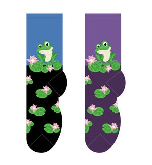 Frog on Lily - 3 pairs each of 2 colours