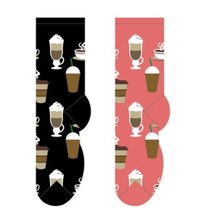 Coffee Time - 3 pairs each of 2 colours[