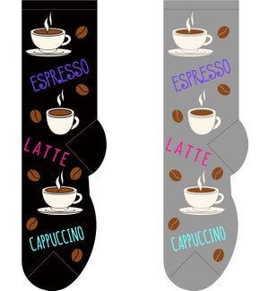 Hot Coffee - 3 pairs each of 2 colours