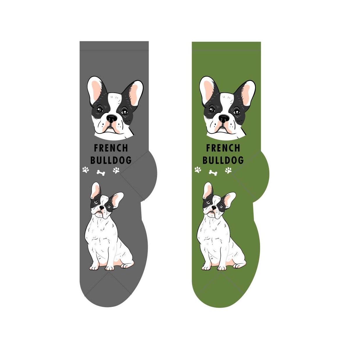 French Bulldog - 6 pairs each of 2 colours