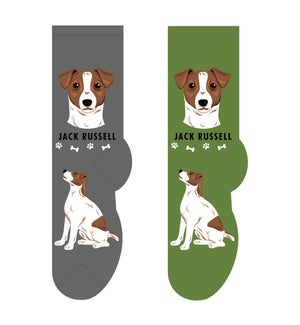 Jack Russell - 3 pairs each of 2 colours