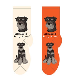 Schnauzer - 3 pairs each of 2 colours
