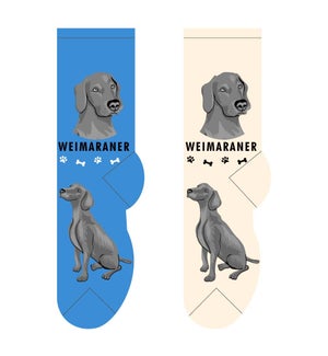 Weimaraner - 3 pairs each of 2 colours