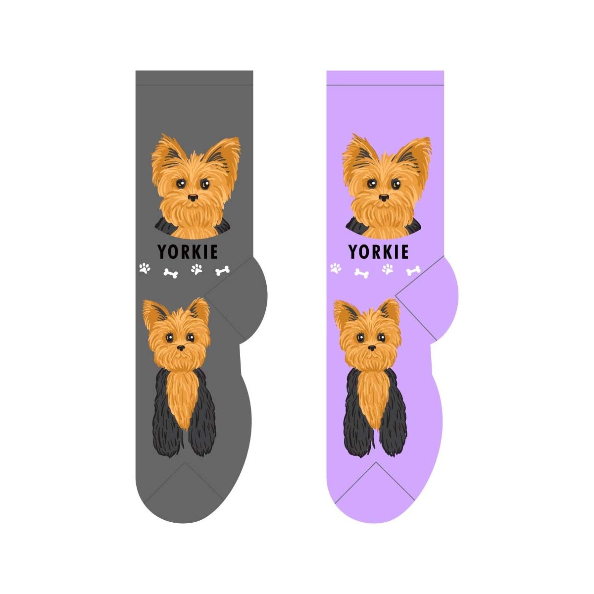 Yorkie - 6 pairs each of 2 colours