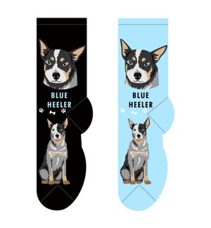 Blue Heeler - 3 pairs each of 2 colours