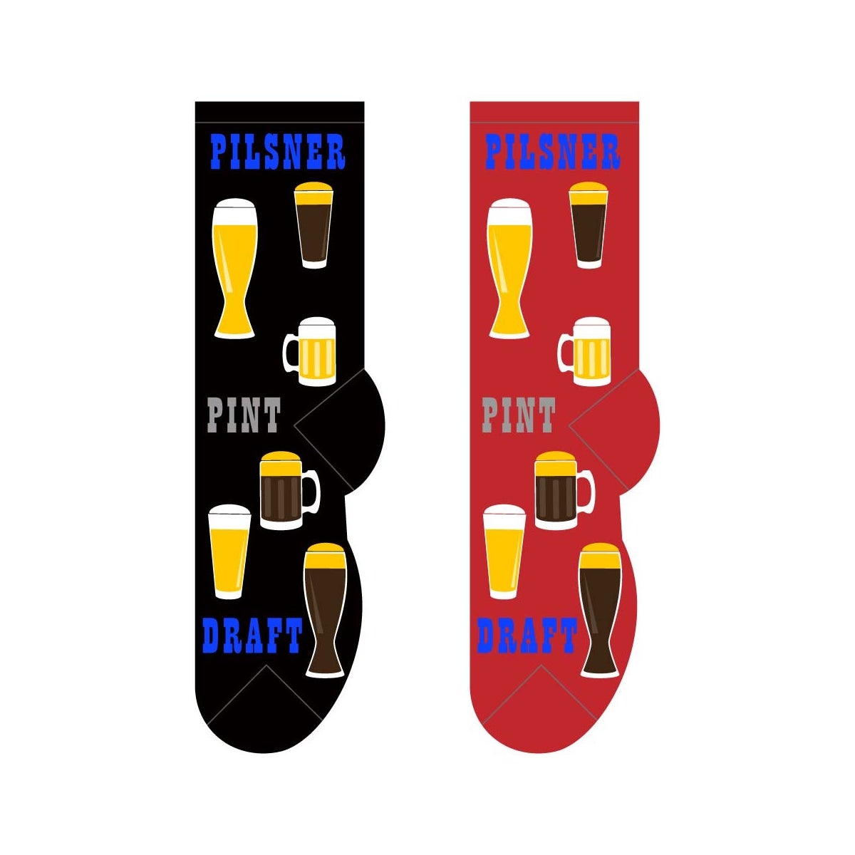 Beer Time - 6 pairs each of 2 colours