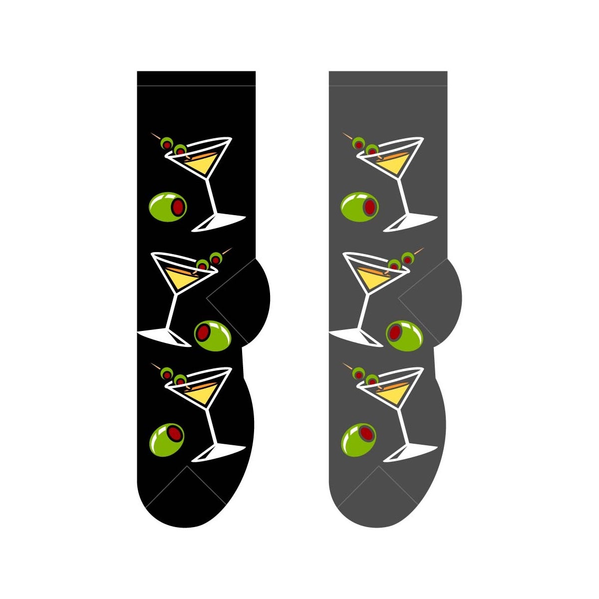 Martinis - 6 pairs each of 2 colours