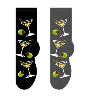 Martinis - 3 pairs each of 2 colours