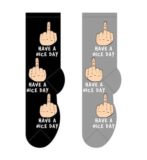 Have A Nice Day - 3 pairs each of 2 colours