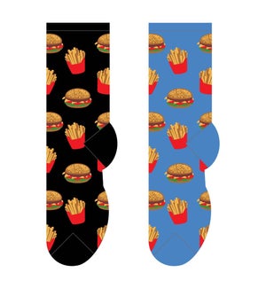 Burgers and Fries - 3 pairs each of 2 colours