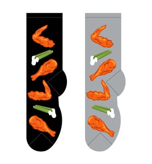 Buffalo Wings - 3 pairs each of 2 colours