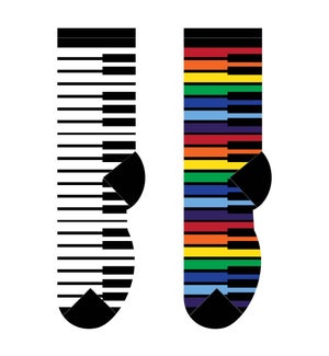 Piano Keys - 3 pairs each of 2 colours