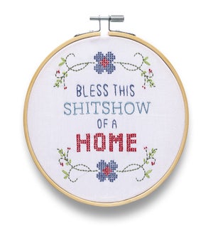 Bless This Shit Show Embroidery Kit