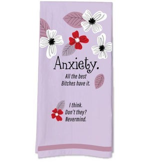 Anxiety Tea Towel
