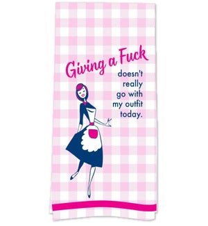 Giving A Fuck Tea Towel
